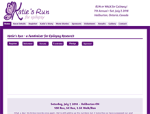 Tablet Screenshot of katiesrun.ca